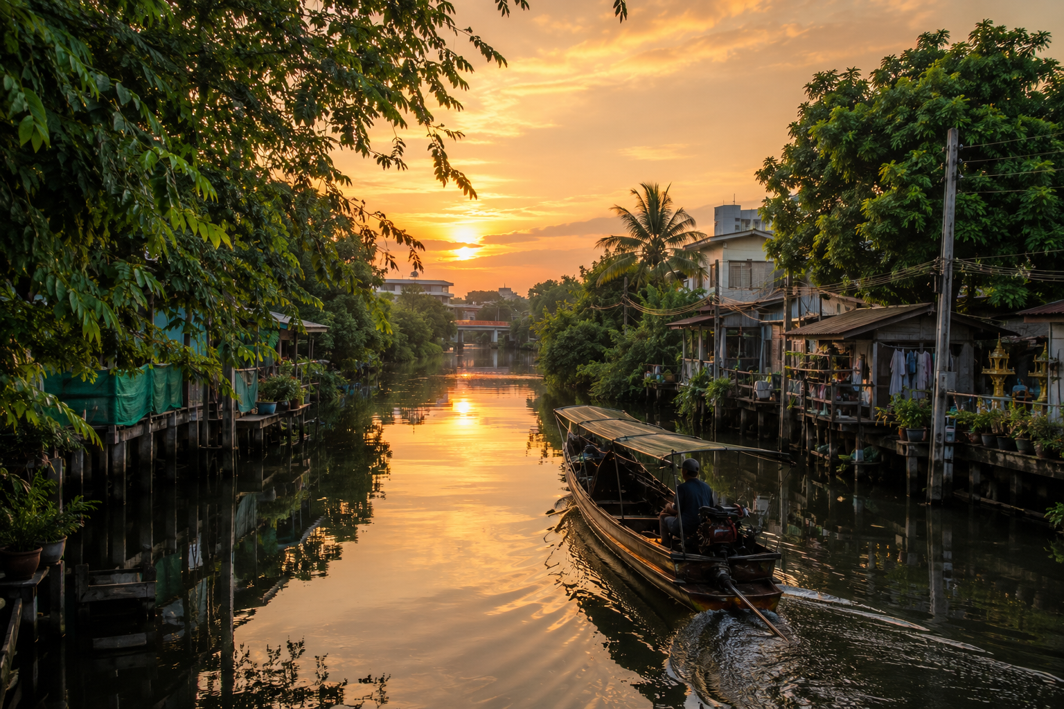 Thonburi canals